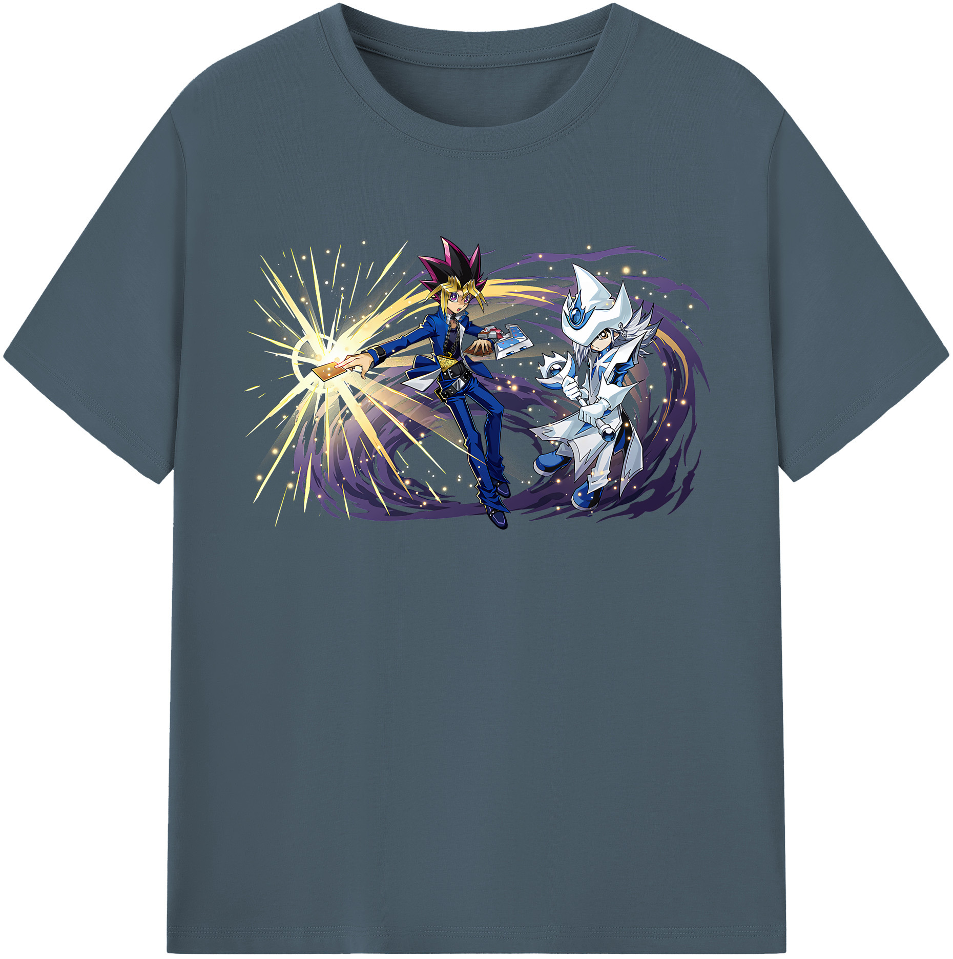 （画像用） 遊☆戯☆王 Yu-Gi-Oh! 綿100％半袖Tシャツ（フロントプリント）
